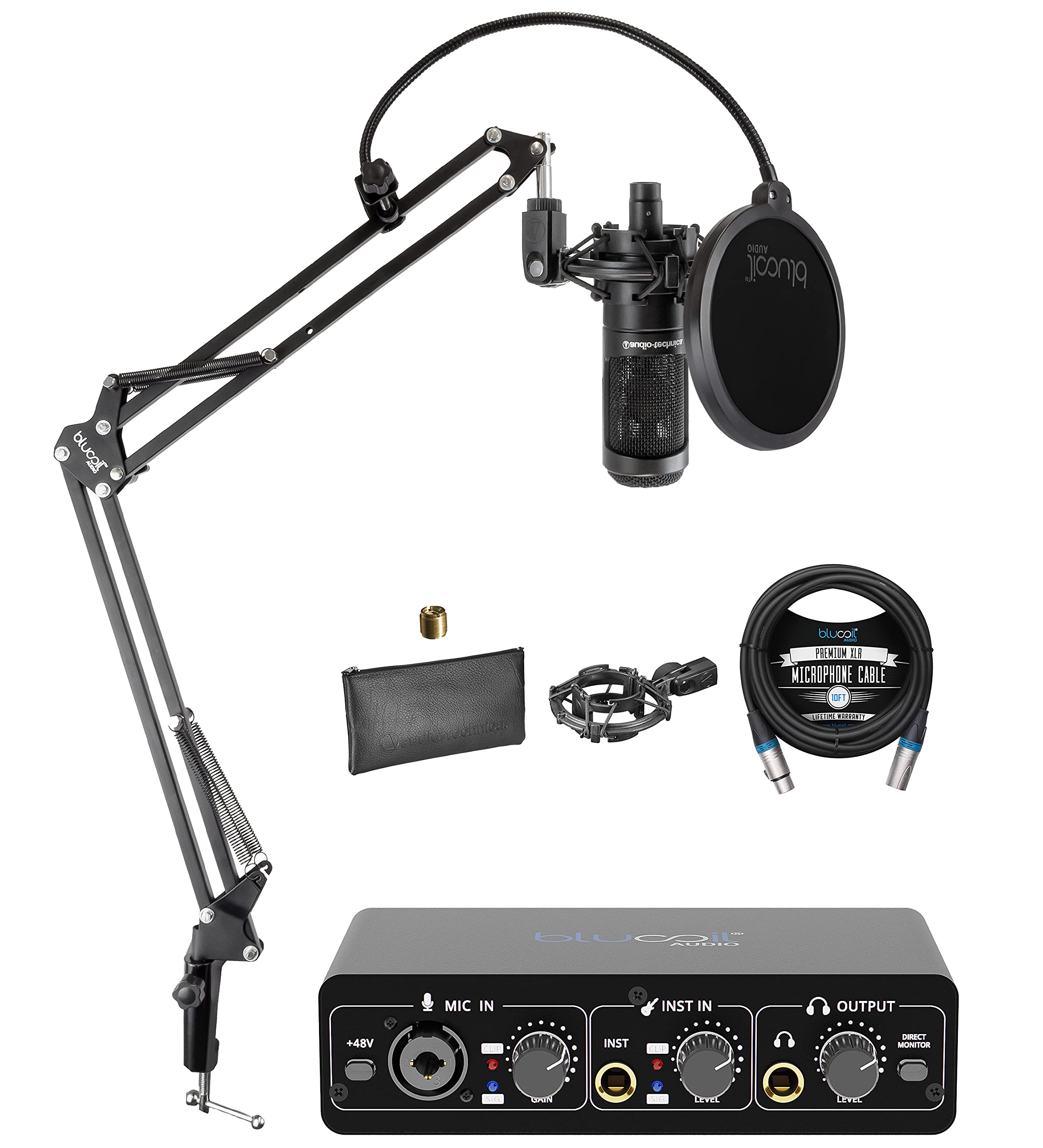 Amazon.com: blucoil Audio Technica AT2035 Cardioid Condenser